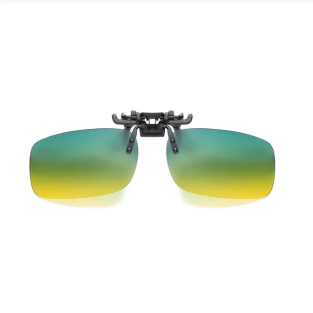 Photochromic Clip-on Sunglasses, UV400 Polarized Lens for Everyday Wear – Day Night Lens