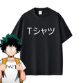 My Hero Academia Midoriya Izuku Anime Print T-Shirt - Full Sleeve – B0208-1BLACK