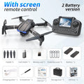 Aerial Drone Dual Lens Switch Gesture Photography Beauty Filter 110° Wide Angle Trajectory Flight APP Control Foldable FPV – Long Flight Drone