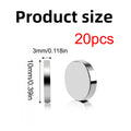 Circular Magnetic Stickers for Whiteboard and DIY Projects – 10x3mm-20pcs