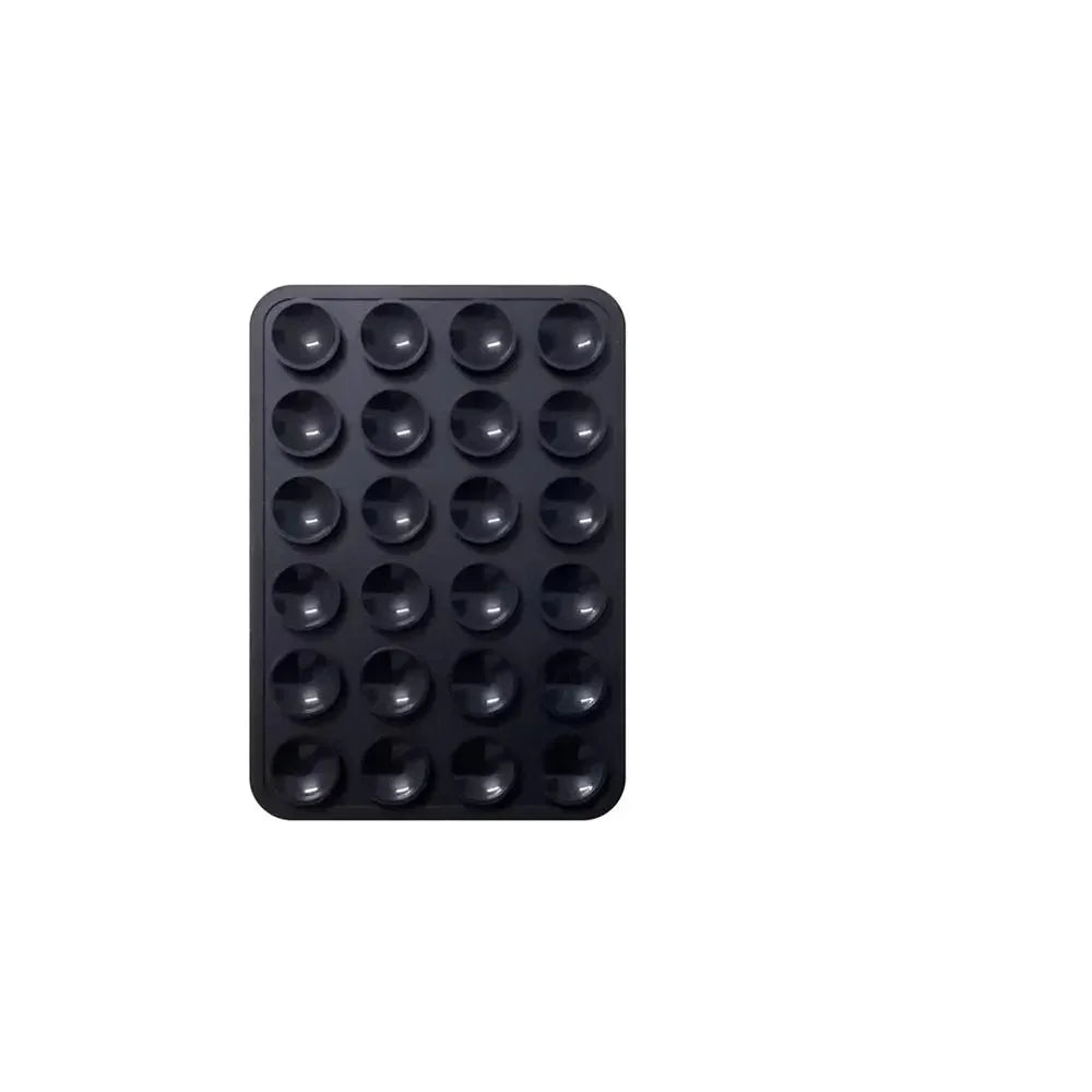 Silicone Suction Cup Phone Case Mount with Magnetic Attachment – 1pc black