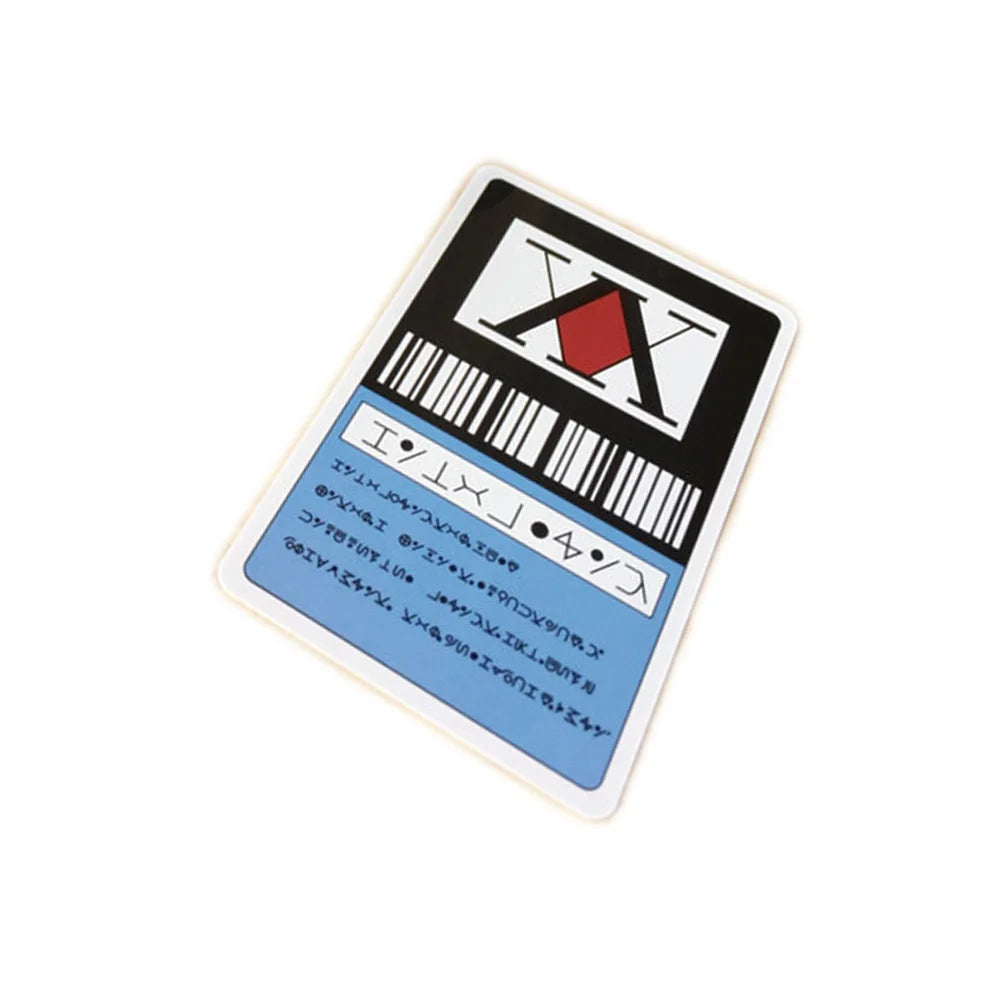 Hunter x Hunter PVC License Card Cosplay Collectible – Blue card