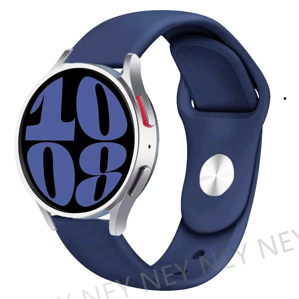 Silicone Sport Band for Samsung, Huawei, Amazfit & Garmin Smartwatches – Midnight-blue-7