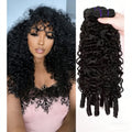 30-Inch Burmese Curly Human Hair Bundles, Virgin Remy Brazilian Hair – Stretched Length