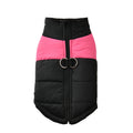 Waterproof Winter Dog Jacket with D-Ring for Small to Large Dogs – Pink