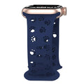 Silicone Hollow-Out Strap for Apple Watch 38mm-49mm – Midnight blue