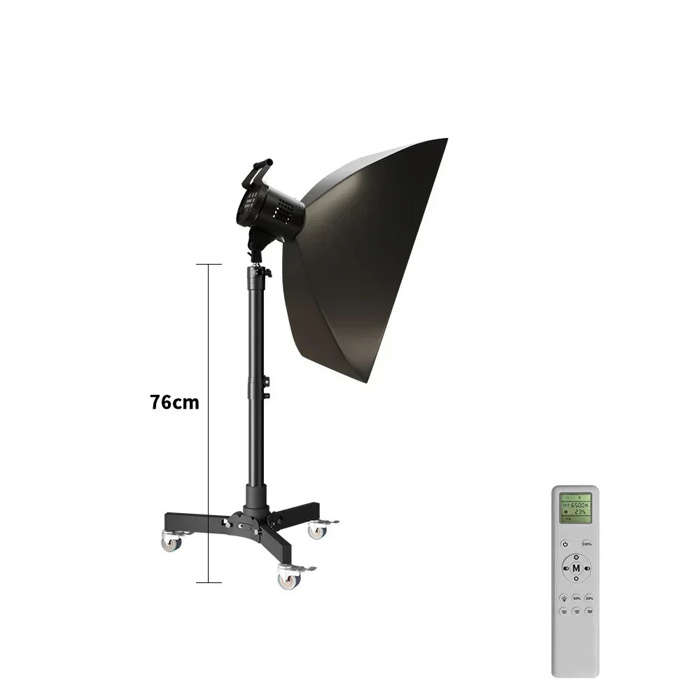 135W Dimmable LED Studio Lighting Kit with Softbox and 2m Stand – 76cm 1 kit Stand