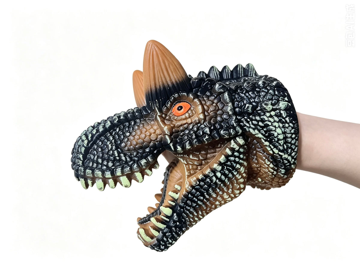 Animal and Dinosaur Hand Puppet Toy for Kids – Carnotaurus