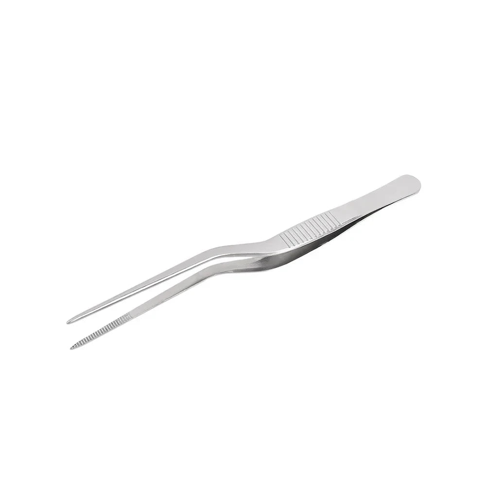 Stainless Steel Kitchen Tweezer Tongs for Cooking and BBQ – 14cm