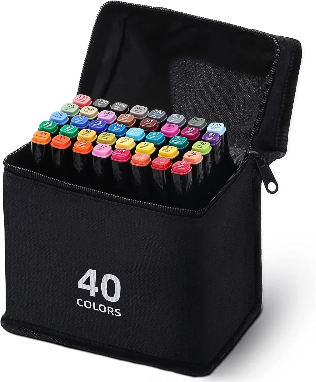 Dual Tip Alcohol Art Markers - Permanent Drawing Pens, 40-274 Color Sets – 40 PCS