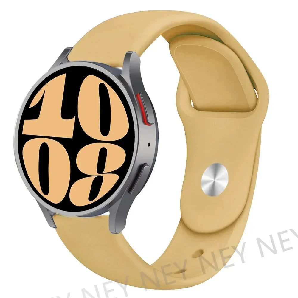 Silicone Sport Band for Samsung, Huawei, Amazfit & Garmin Smartwatches – Walnut 36