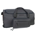 124L Large Tactical Rolling Duffel Bag with Three-Wheel System – Grey