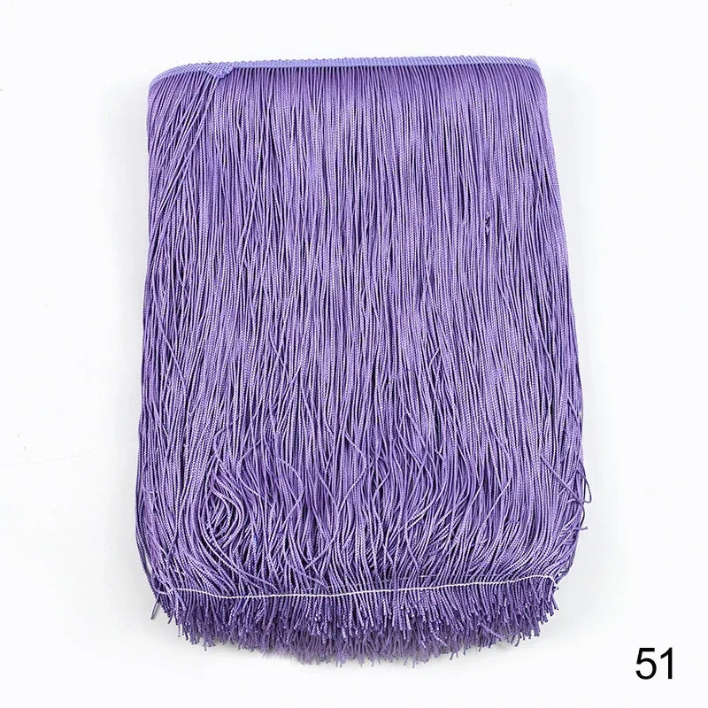 30cm Tassel Fringe Lace Trim for Sewing and Home Decor – 51