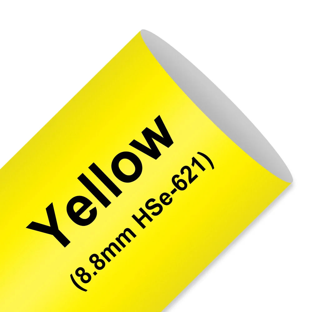 Heat Shrink Tube Tape for Brother P-touch Label Makers – 8.8 Yellow Tube