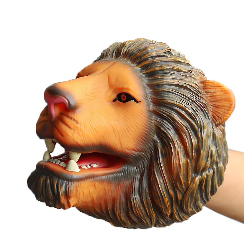 Animal and Dinosaur Hand Puppet Toy for Kids – Lion