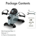 Mini Motorized Pedal Exerciser Bike with LCD Screen for Arm and Leg – Blue Color
