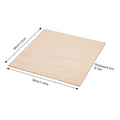30PCS Basswood Sheets for DIY Crafts, 2.7mm Thickness – 30 30cm