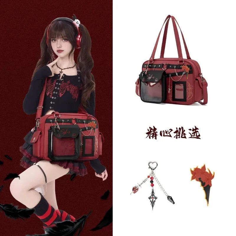 Love and Deepspace Heart Wing Ita Bag Semi-Transparent Crossbody – Vvrd