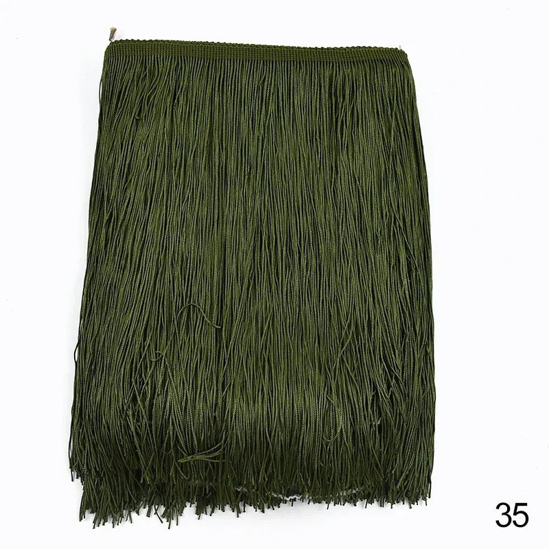 30cm Tassel Fringe Lace Trim for Sewing and Home Decor – 35