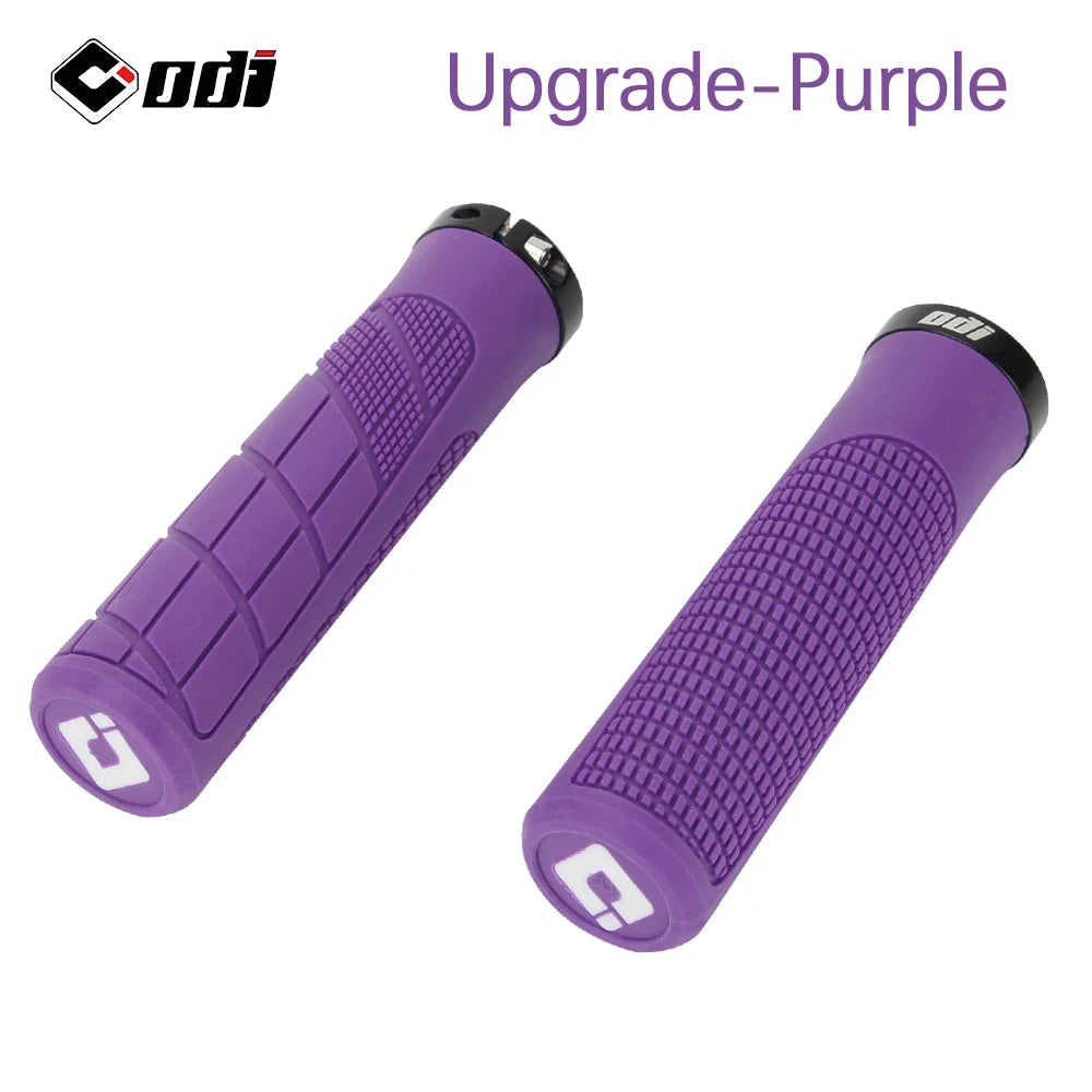 ODI Rubber Lock-on Handlebar Grips for MTB and Road Bikes – Purple OG-10