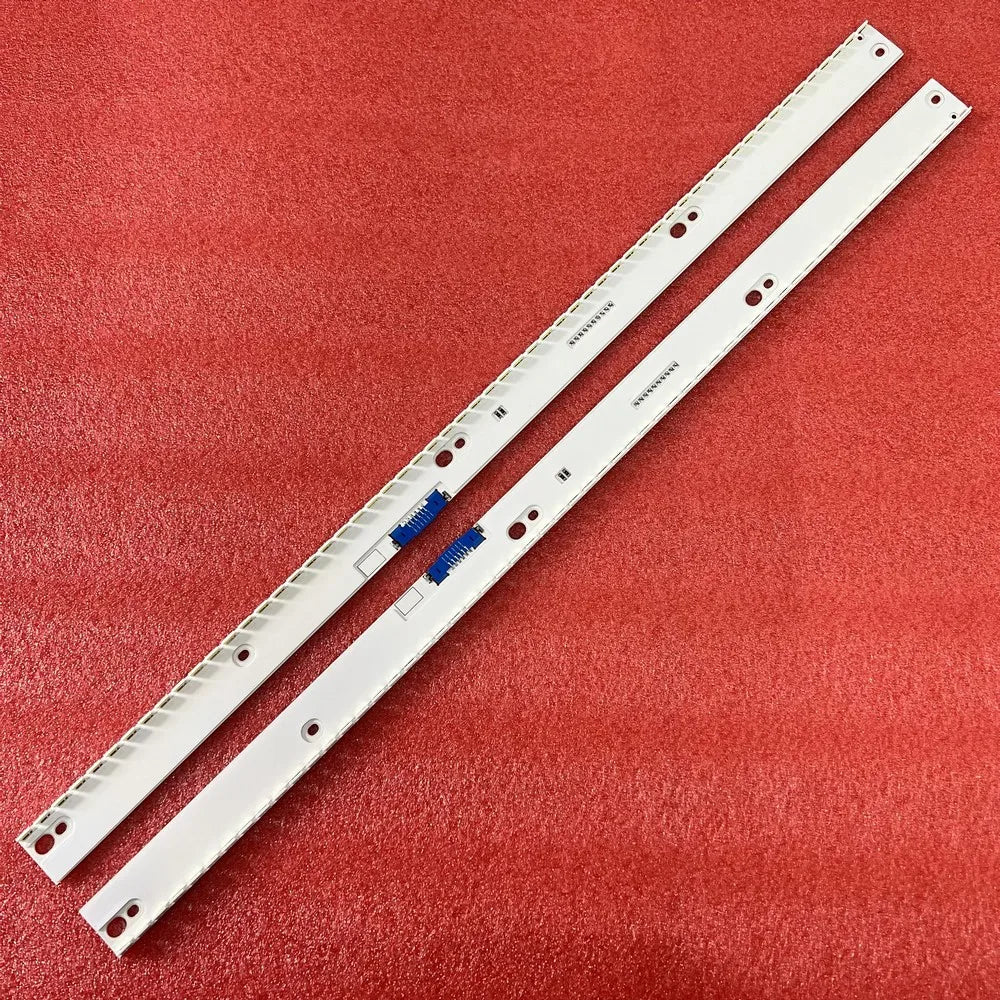 Two parallel white LED backlight strips for TV