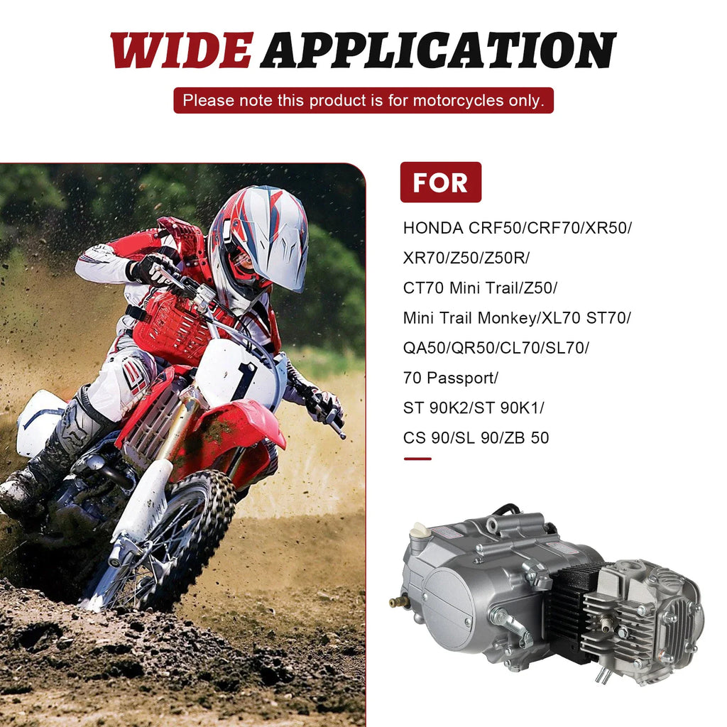 125cc 4-stroke single cylinder motorcycle engine