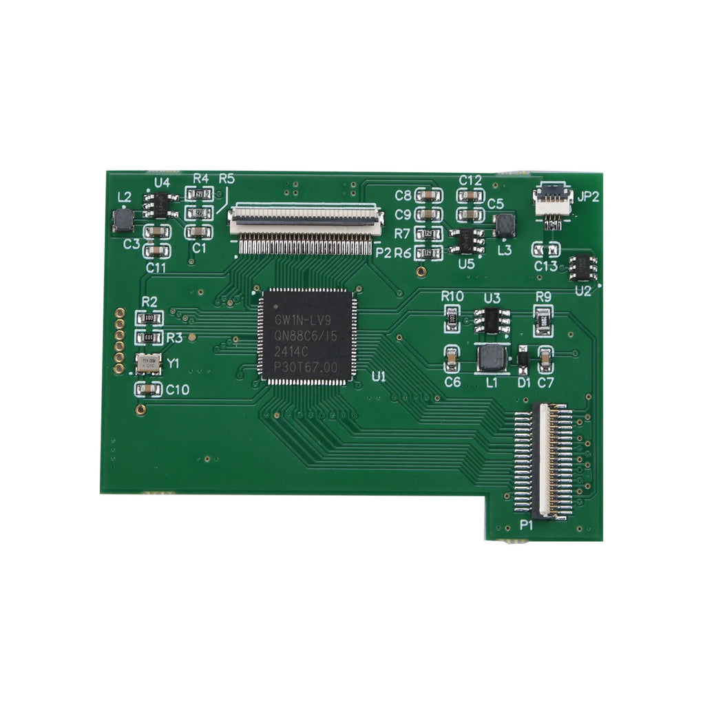 Electronic PCB circuit board for handheld gaming console display upgrade