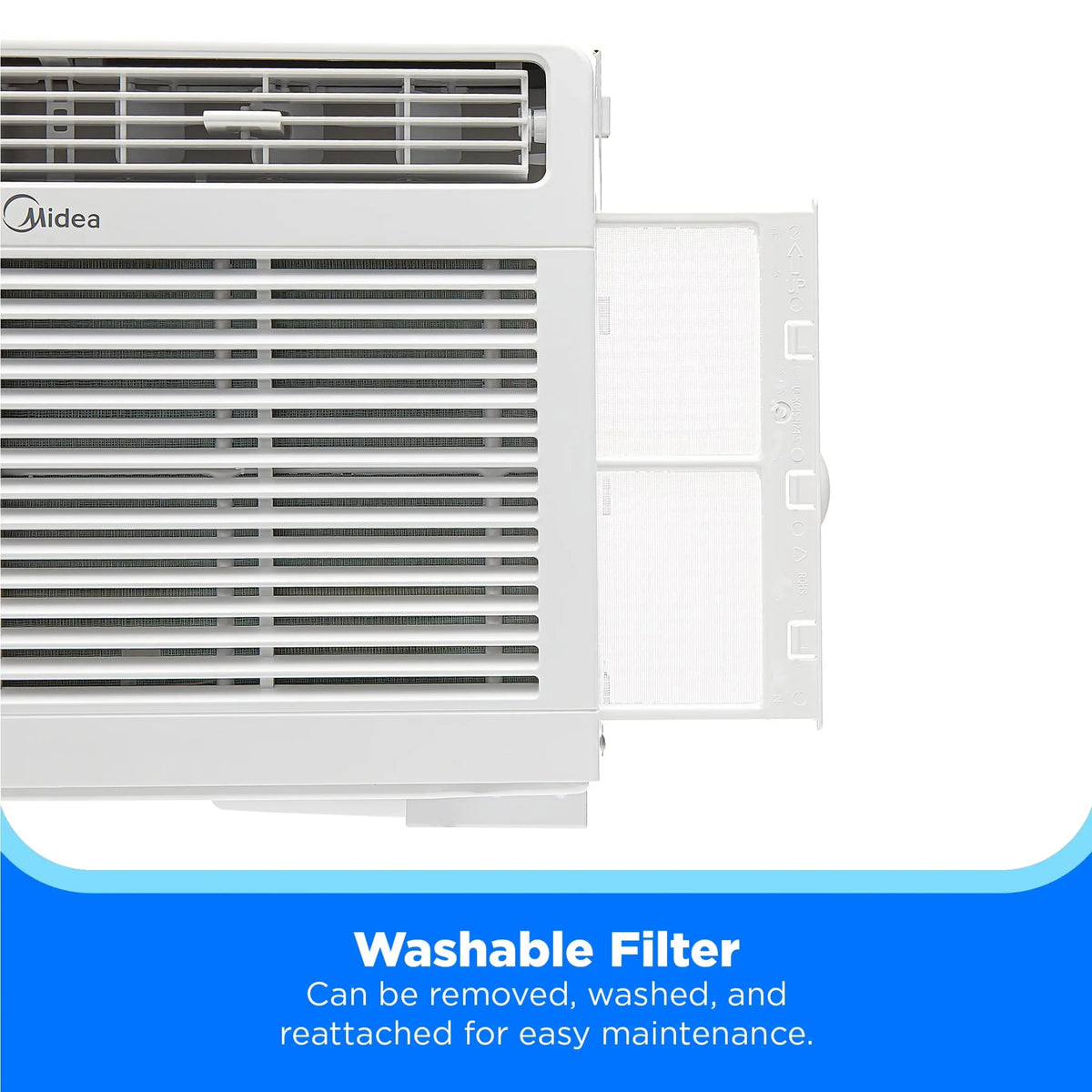 Removable and washable air conditioner filter