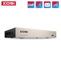 8-channel digital video recorder in a silver and black case