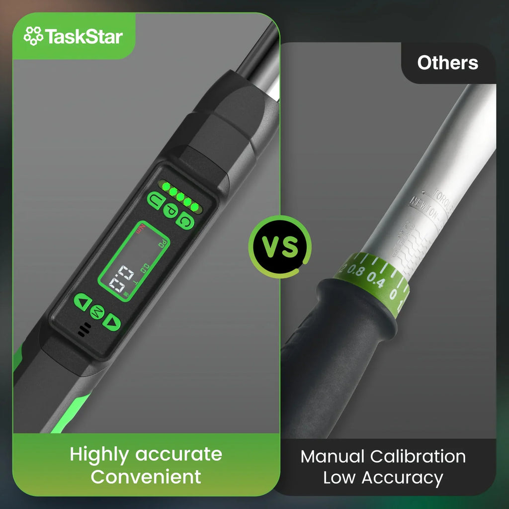 Comparison of digital torque wrench versus manual torque wrench