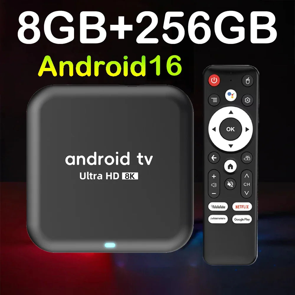 Smart Android TV box with remote control