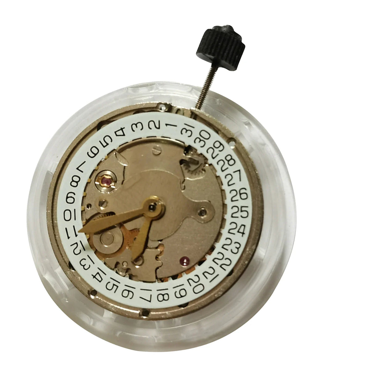 Automatic mechanical watch movement replacement part for repair.