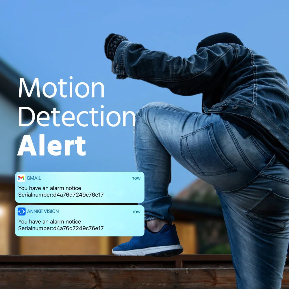 Security system mobile phone app notification showing an alarm alert