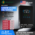 4000W 24V hybrid solar inverter with digital display screen and specifications