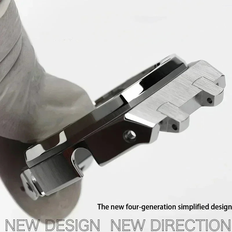 Side profile of a stainless steel watch bezel modification part