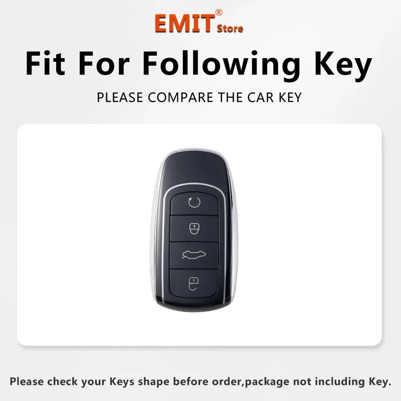 Display showing compatibility for a specific vehicle remote key