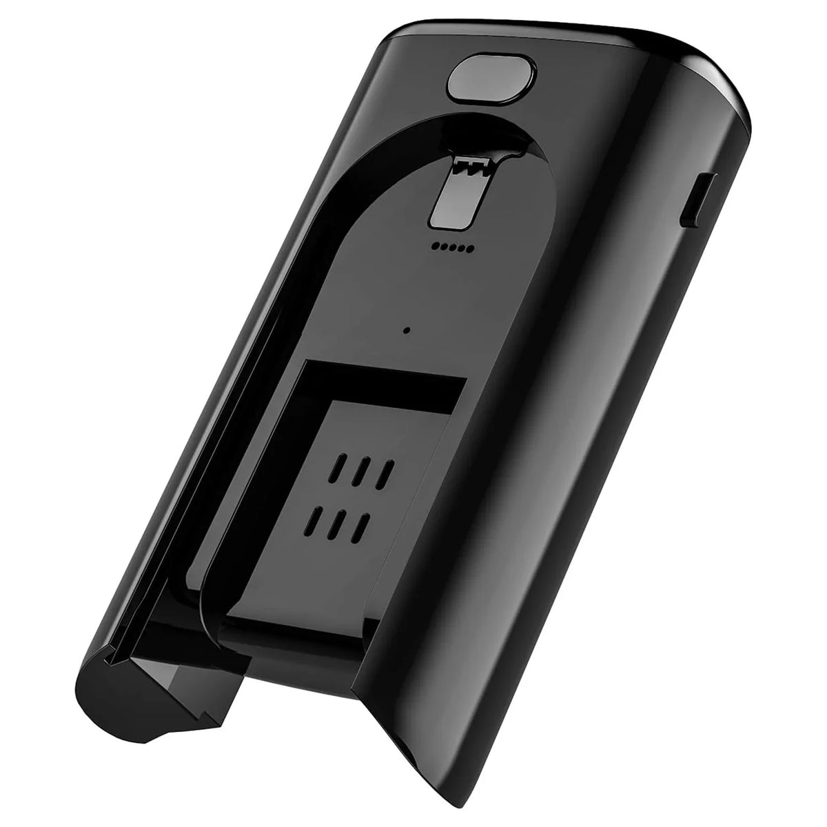 Black replacement battery pack for cordless vacuum cleaner