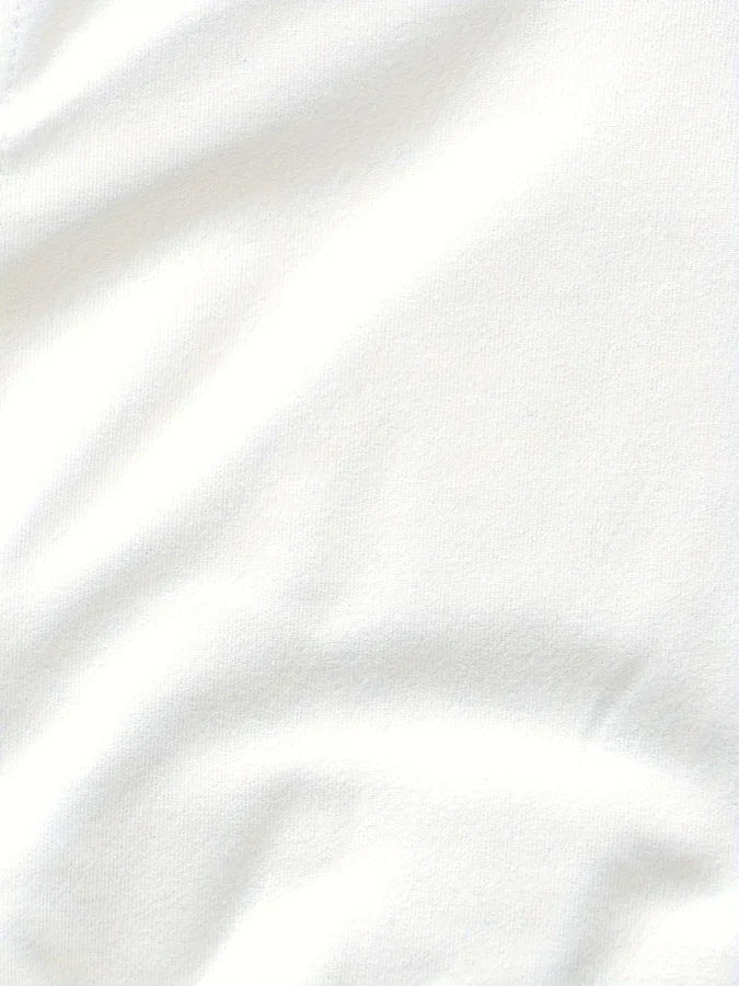 Close-up texture of soft white fabric