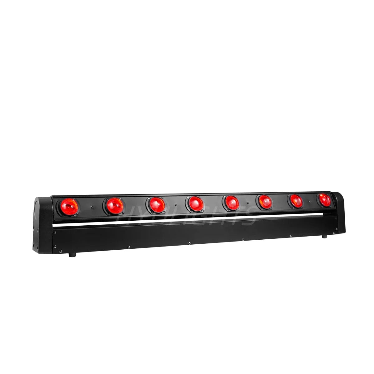 Single LED bar beam stage light with red lenses
