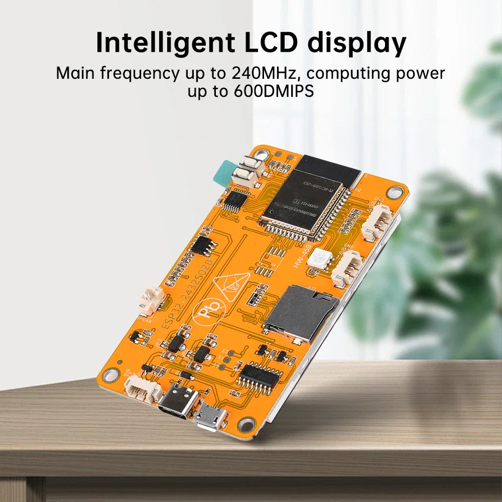 ESP32 development board circuit board backside view