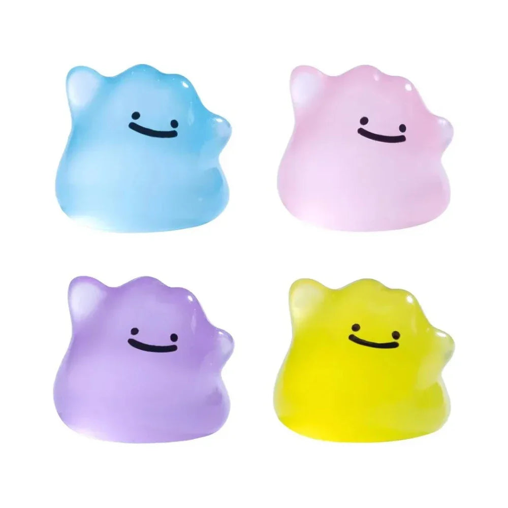 6/12/18Pcs Glow in Dark Halloween Monster Figurines Mini Resin DIY Decor Cute Colorful Green Blue Pink Purple Yellow – view 6