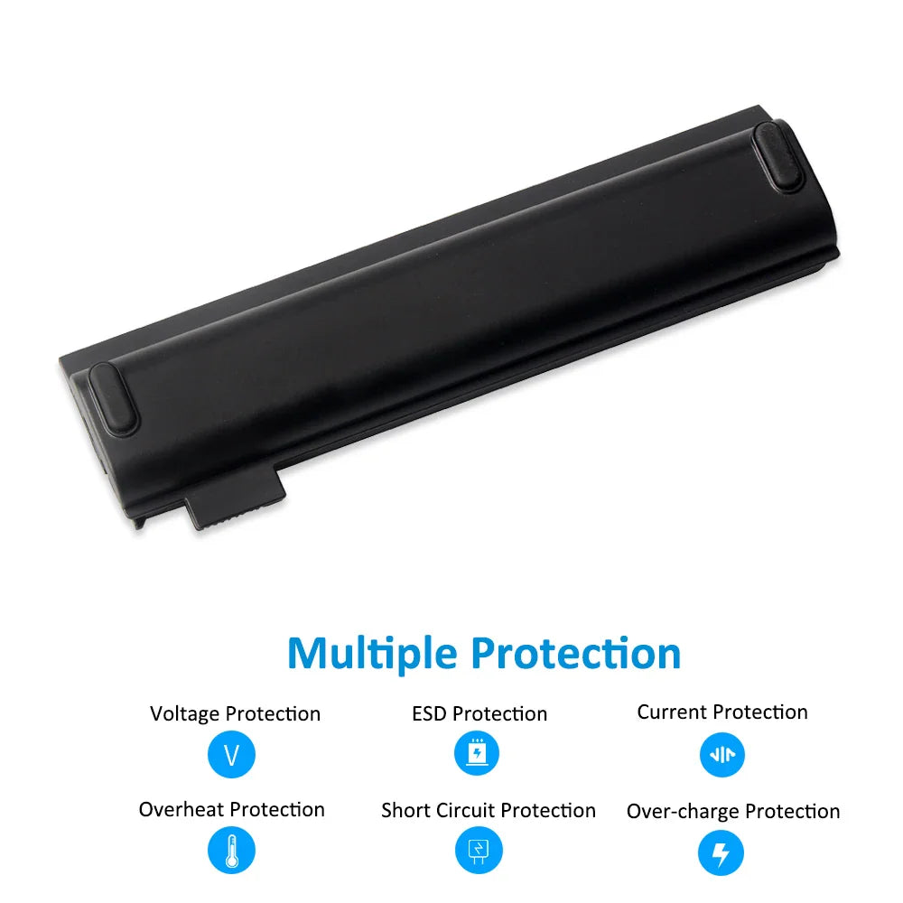 KingSener 6600mAh black Li-ion replacement laptop battery for Lenovo ThinkPad. – view 3