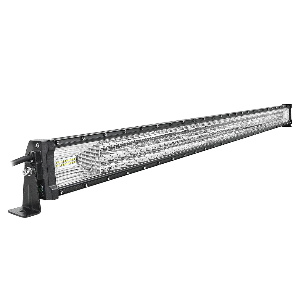 Black LED light bar for off-road vehicles