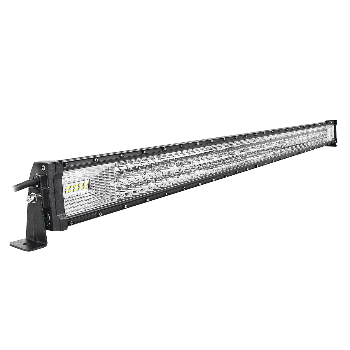 Black LED light bar for off-road vehicles