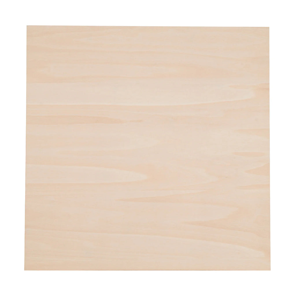 A single square wooden basswood board
