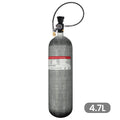 High pressure carbon fiber air cylinder with valve and hose