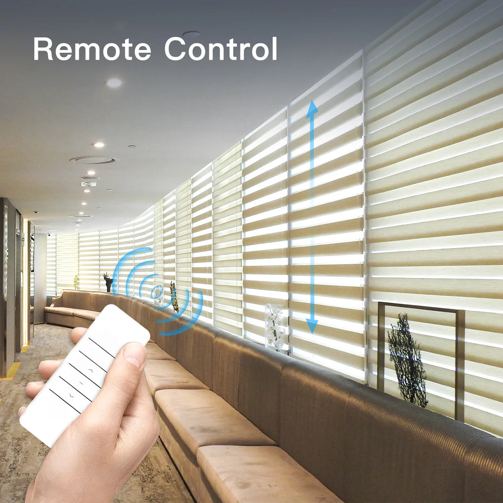 Operating motorized window shades with a handheld remote control