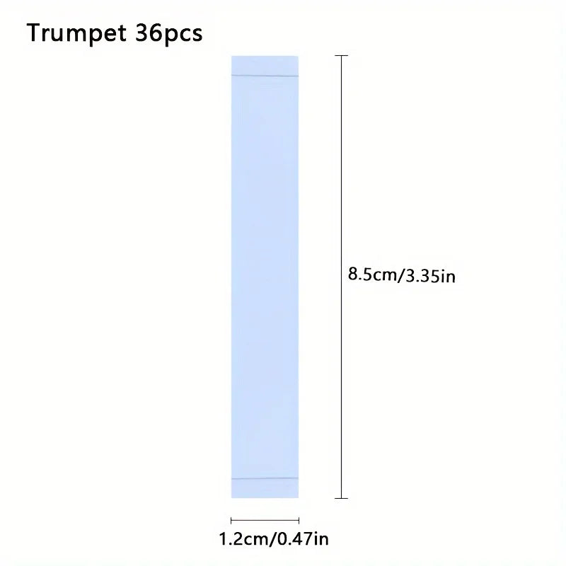 Dimensions of a single strip of double-sided fashion tape for clothing