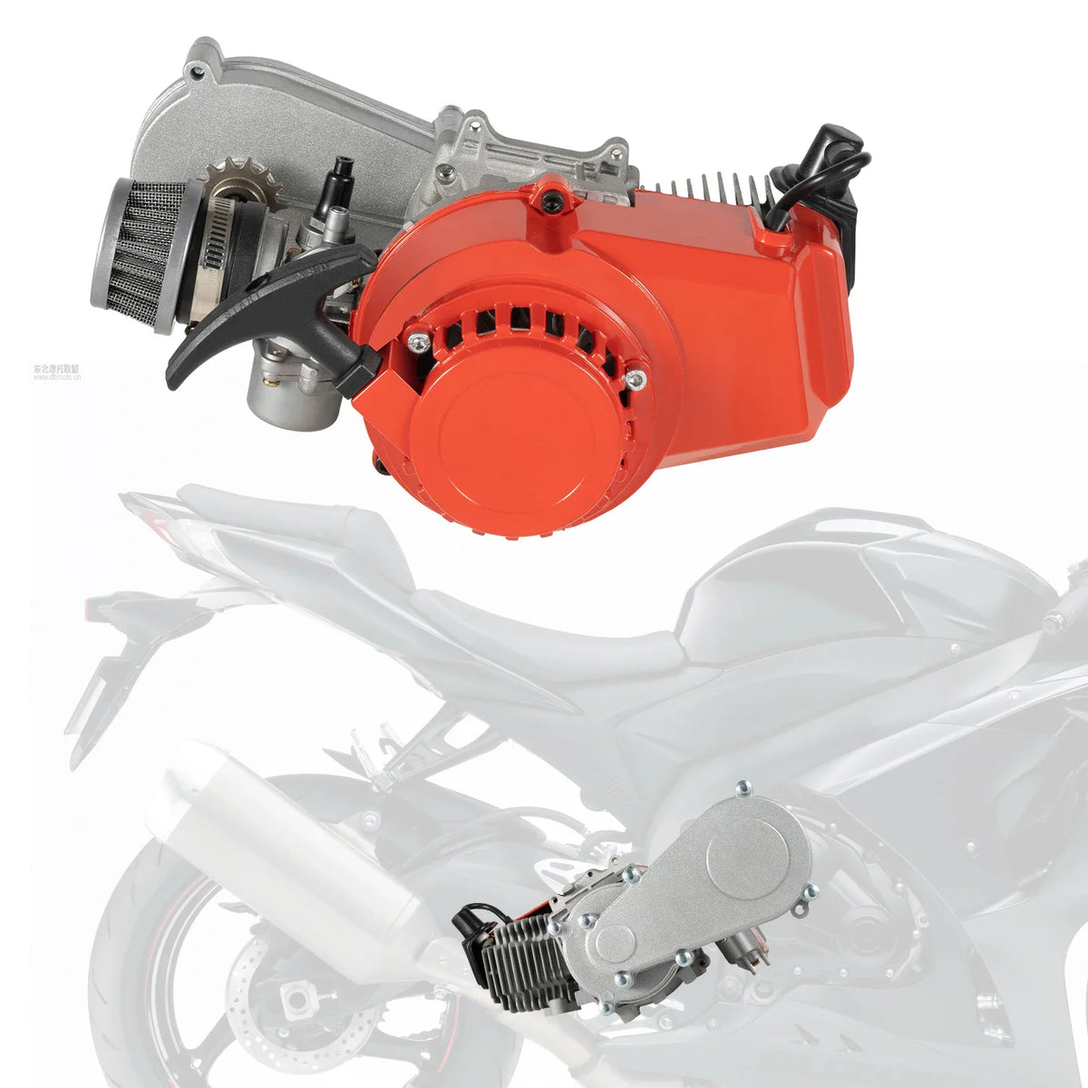 49CC 2-stroke motor for mini bike and motorcycle
