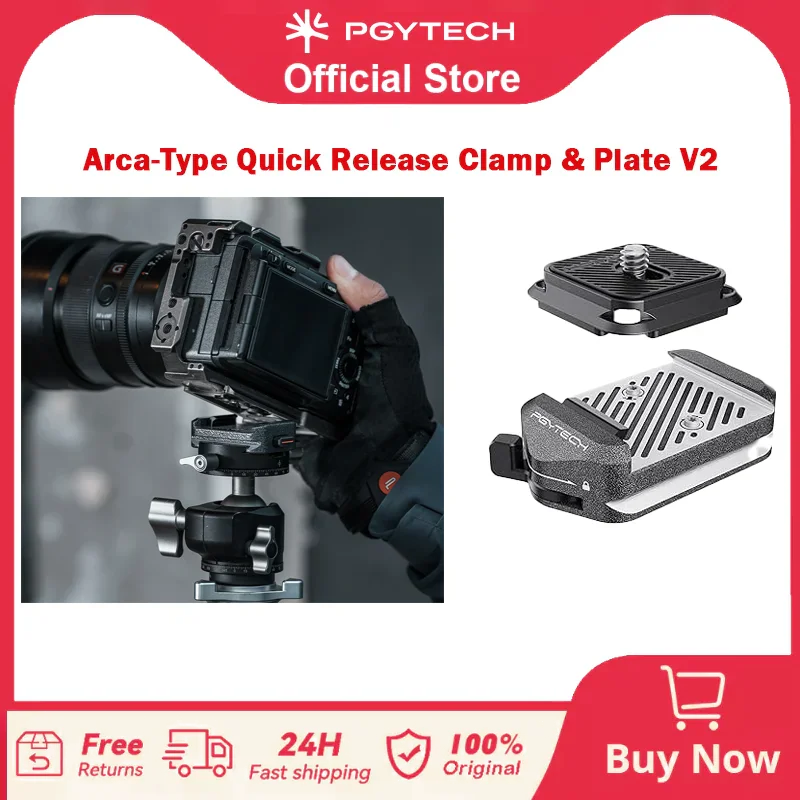 Quick release camera plate and clamp for tripod mount